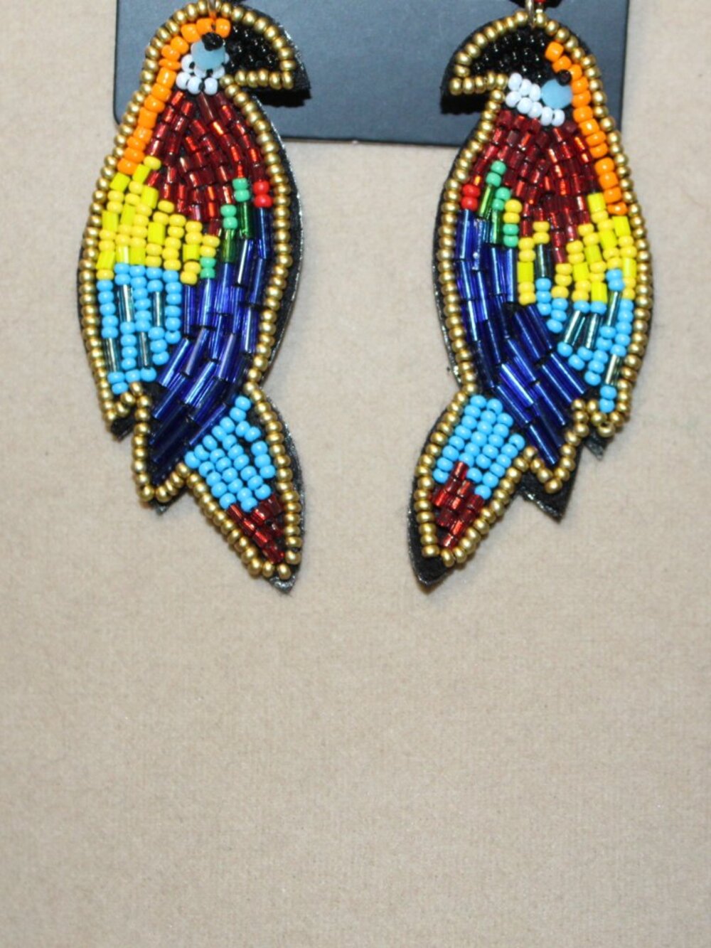 NWT Torrid Tropical Bird Statement earrings  FUN! - Picture 2 of 9